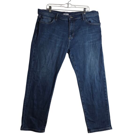 Ash & Erie 37×27 blue jeans. Stylish      Casual 100% Cotton Comfy Relaxing - Picture 1 of 8